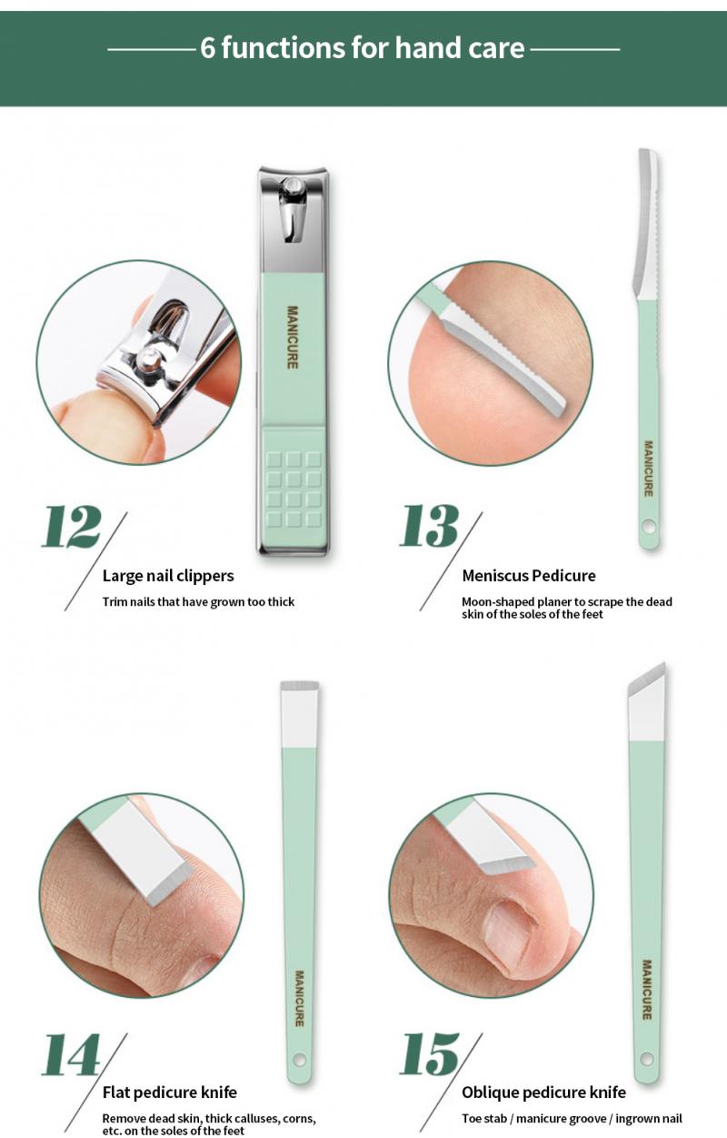 Set Manicura x 16 piezas.