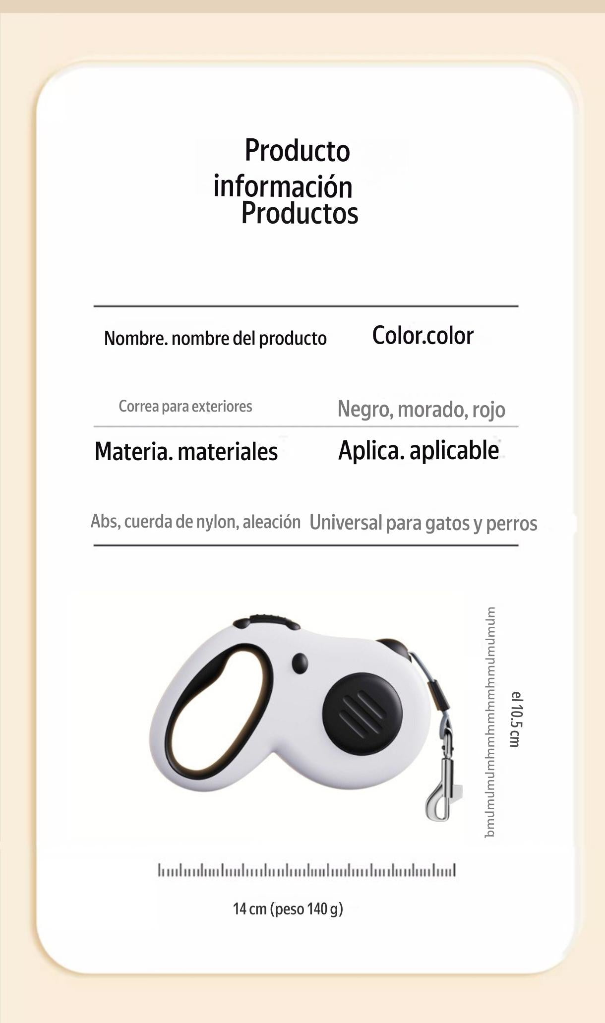 Correa Para Mascota 5m